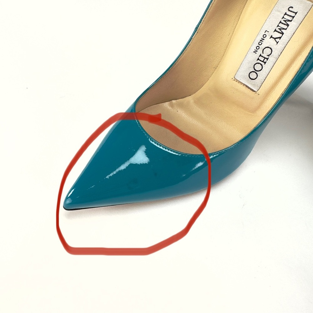 Jimmy Choo pumps in beautifully aqua/turquoise!! - Picture 5 of 7